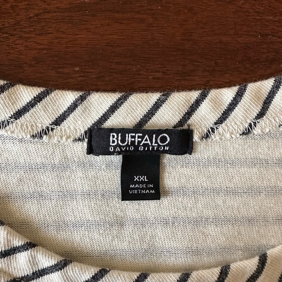 Buffalo David Bitton Striped T-Shirt Dress | Size XXL - Picture 3 of 7